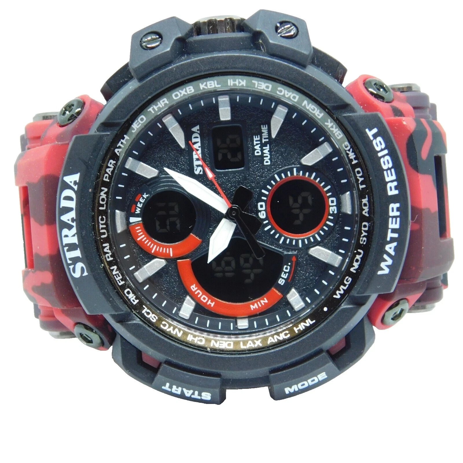 Caja de Plástico Strada Relojes de pulsera