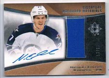 2015-16 ULTIMATE COLLECTION SIGNATURE HONOURED MATERIALS NIKOLAJ EHLERS ROOKIE