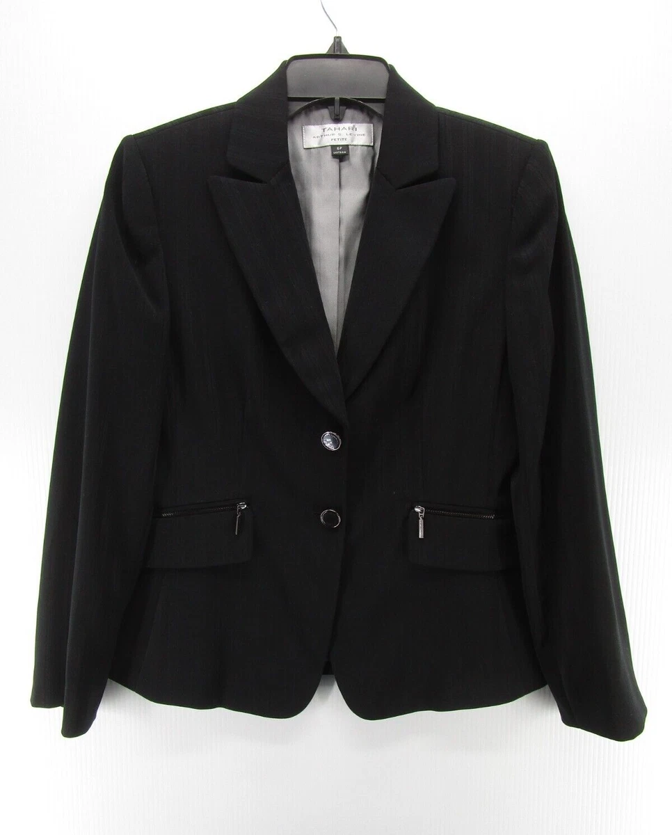 Tahari top petite coats