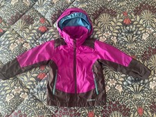 LL Bean Girls 3-in-1 Jacket  No Fleece Liner Size 4