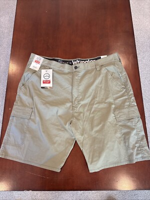 Wrangler AGT Shorts Men 42 Green All Terrain Gear Outdoors Cargo Utility  NEW 
