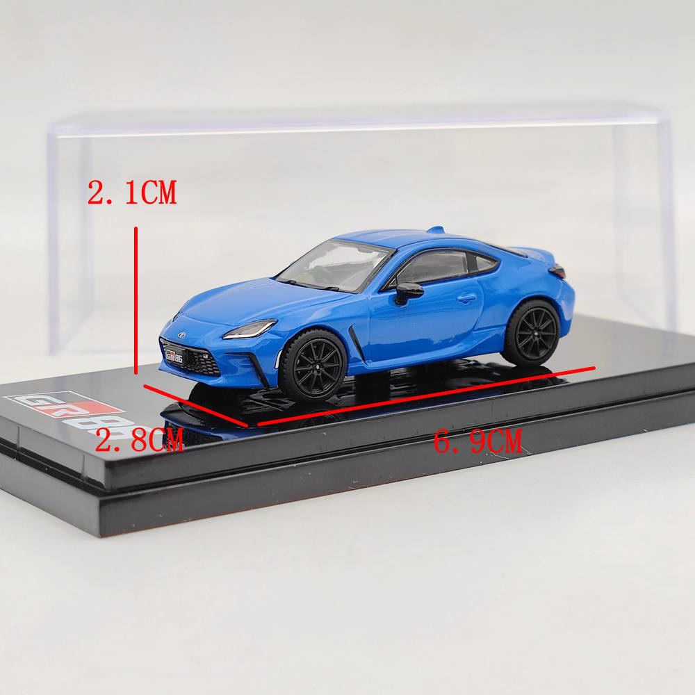 Hobby Japan 1/64 for TOYOTA GR86 RZ 3BAZN8 Blue HJ641048ABL