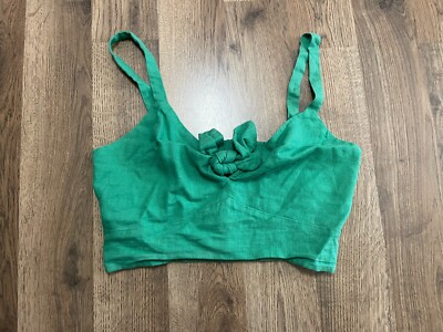 Universal Thread Crop Top, Women's Size XS, Green, Tie Knot | eBay