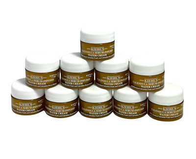 KIEHL'S Calendula Serum-Infused Water Cream 0.25oz./7ml New; LOT OF 10
