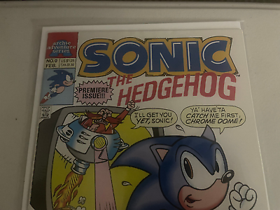 Sonic The Hedgehog #0 1993 signed by Scott Shaw Sonic 3 movie 7.5/8.0 VF+  range