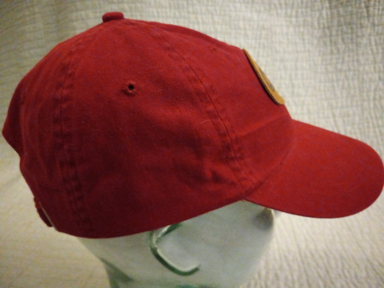 Vintage Adjustable Strapback Vitronic Red CNN Pat… - image 2
