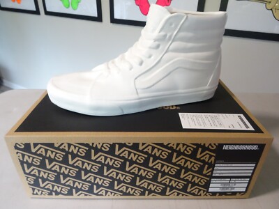 NEW NEIGHBORHOOD X VANS SK8 WHITE Incense Chamber SHOE porcelain