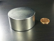 2x1'' Large Neodymium N52 Cylinder Magnet Super Strong Rare Earth Disc