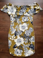 Timing Sz Small Floral Fitted Dress Women’s Casual Light Weight Stretch