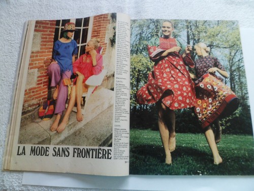 ECHO DE LA MODE N°28 11/07/1971 Mode Tricot Couture Michel Audiard Monté-Carlo - Imagen 5 de 6