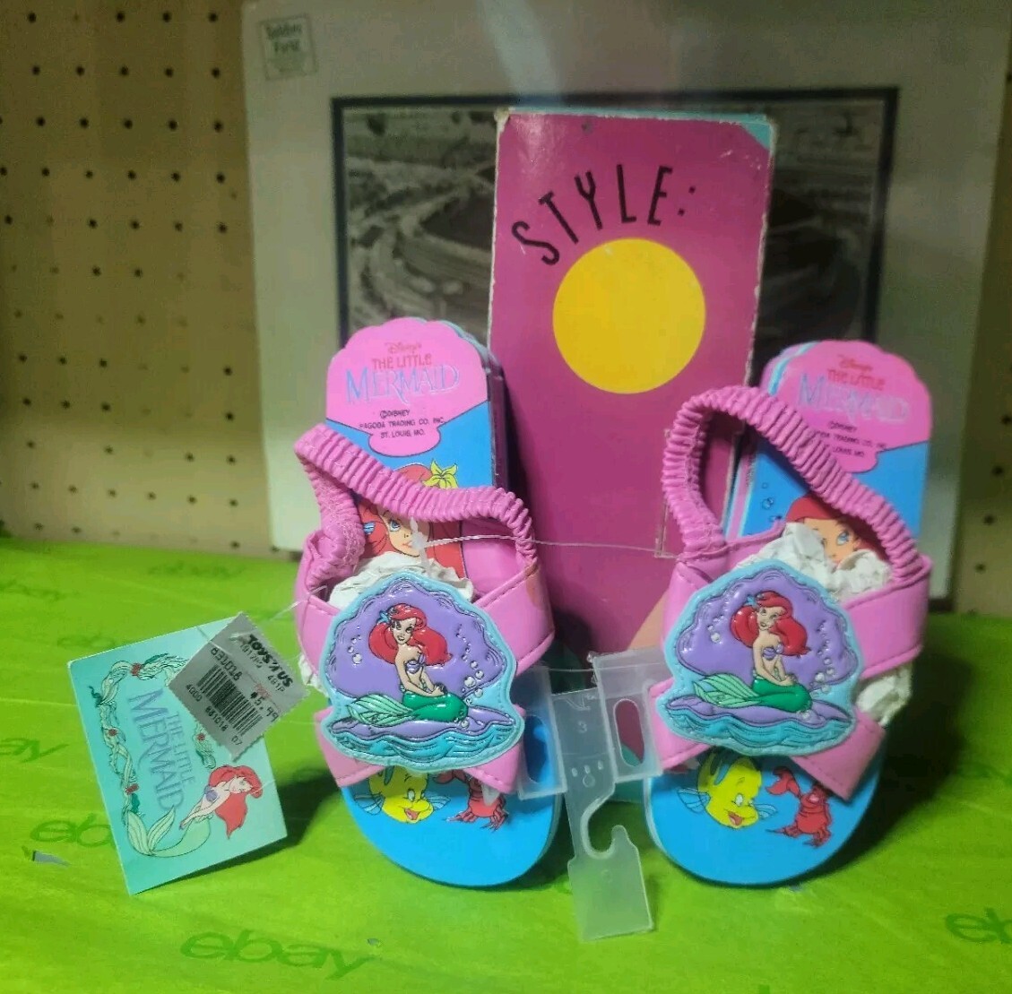 Disney The Little Mermaid Ariel Flounder Sebastian Girls Flip