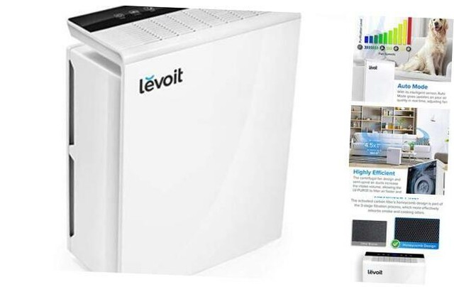 LEVOIT Air Purifier for Home Bedroom, H13 True HEPA Filter for Extra-Large Room,  eBay