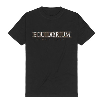 EQUILIBRIUM - Logo Horned Skull T-Shirt 