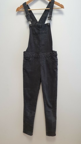 STRETCH SKINNY DENIM DUNGAREES 