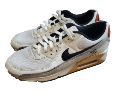 Nike Air Max 90 SE Swoosh Fiber White Black DV3335-100 Size 11 Men 