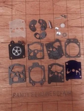 Genuine OEM Walbro K10-WAT Carburetor Carb Repair Rebuild Overhaul Kit Complete