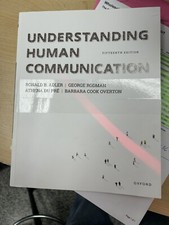 Understanding Human Communication 15e Paperba...