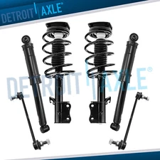 Front Struts Rear Shocks Absorbers Sway Bar Links for 2007 -  2012 Nissan Sentra