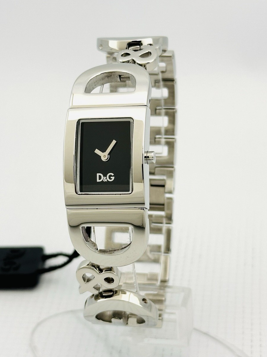 Dolce & Gabbana DW0499 Ireland D&G Link Bracelet Black Dial