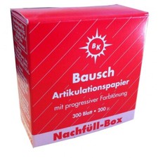 Bausch BK1002 Distributeur plastique bandes de papier articulées 200 microns rouge 300/pc