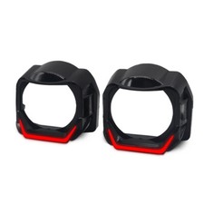 Led Angel Eyes Black Shrouds Fit Xenonled Projector Lens Headlight Red Blue Drl Led Angel Eyes Black Shrouds Fit Xenonled Projector Lens Headlight Red Blue Drl