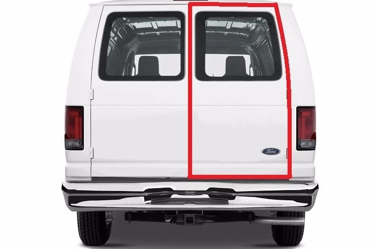 1975-1991 Ford Econoline E-100 E-150 E-250 E-350 van right rear cargo door seal - Image 2 of 3