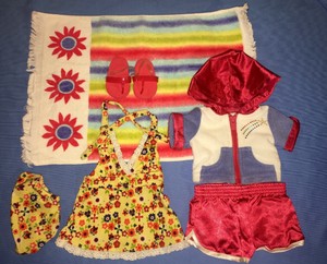 RETIRED American Girl Doll Julie 2-in-1 Summer Outfit Shorts ONLY