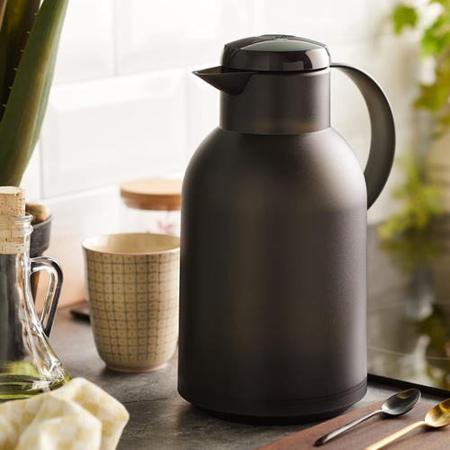 Emsa N40119 Samba Isolierkanne |1,5 Liter | Quick Press Verschluss | 12H Heiß Un - Bild 8 von 12