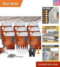 Concrete Crack Filler, 9Packs Concrete Crack Sealant, Weather-Resistant Caul...
