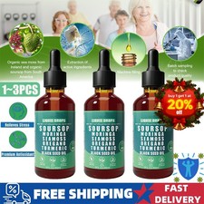 Soursop Bitters Liquid Drops 10 in 1 with Sea Moss, Moringa, Turmeric, Black See