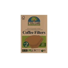 IF YOU CARE Coffee Filters, No. 2, 100 Count Boxes 