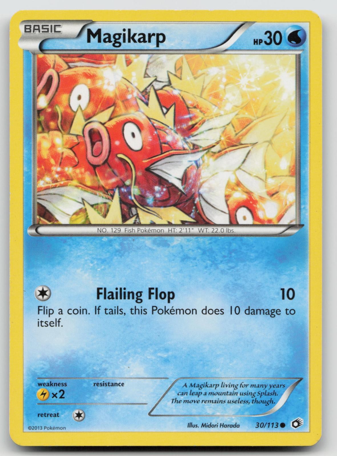 Magikarp 30/113 *INDENTATIONS* Legendary Treasures Pokemon MP F822
