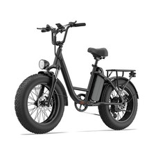 URLIFE E20PRO Bicicletta elettrica in acciaio ad alto tenore di carbonio, 7 velocità, freni a disco v