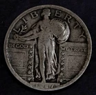 1917 Type 2 Standing Liberty Quarter Fine Weak Date................5873