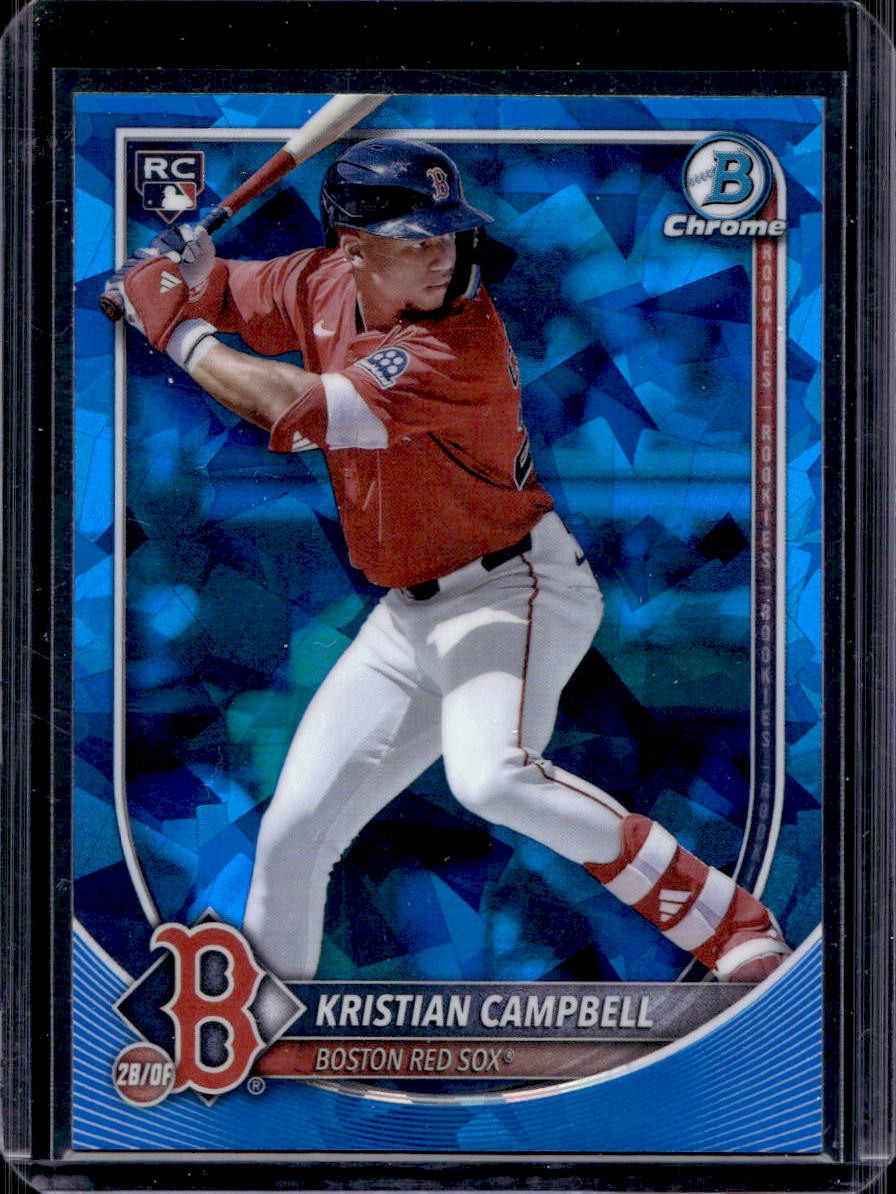 Kristian Campbell 2025 Bowman Chrome Sapphire #58 Rookie