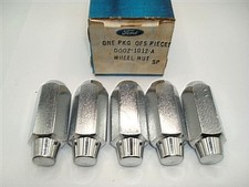 5 Nos Original Oem Ford 1973 Mustang Mach 1 Aluminum Mag Wheel Chrome Lug Nuts 5 Nos Original Oem Ford 1973 Mustang Mach 1 Aluminum Mag Wheel Chrome Lug Nuts