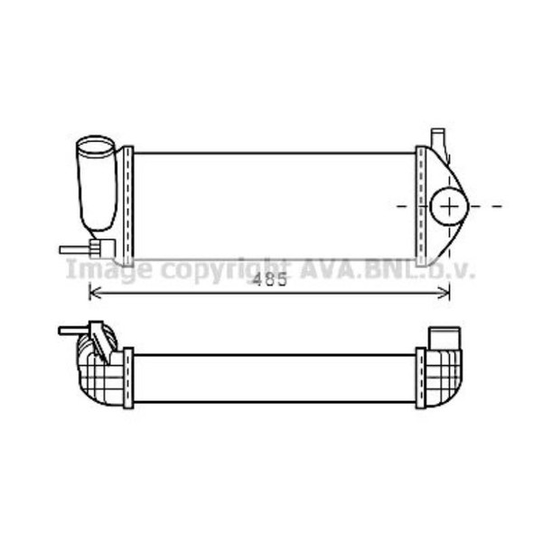LadeluftküHler FüR Renault Kangoo Be Bop KW0/1_ Kangoo/Grand Express FW0/1_-image