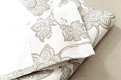 Valance for Windows Valance Floral Printed for 52"W x 18"L (Pack of 1) Beige - Image 4 of 4