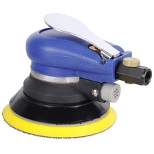 TOOLPEAK 5-inch air palm random orbital sander dual-action pneumatic polisher...