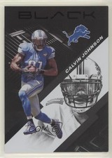 2020 Panini Black Calvin Johnson #33 HOF 4k8