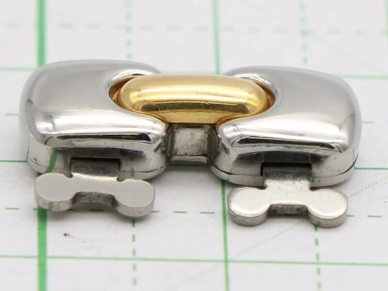 TIFFANY & Co. Reloj Eslabón 19mm Tesoro Nuevo Tipo Para Hombres 18K/SS Genuino Banda Pulsera Foto 3 de 4