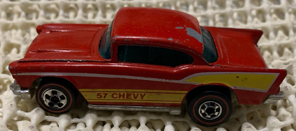 1976 Hot Wheels '57 Chevy Yellow & Red #SH 4 A