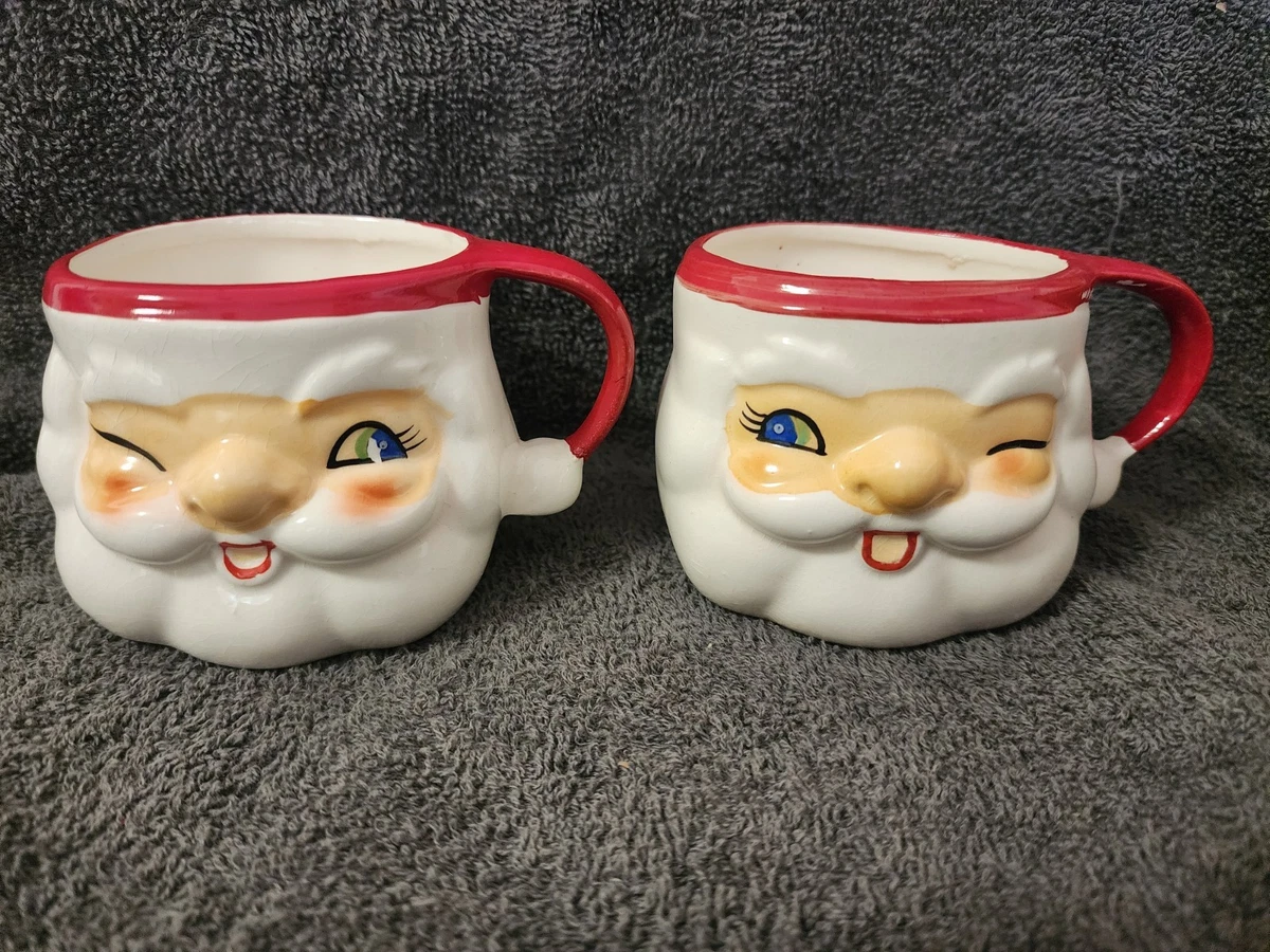 Santa Mug Figures (1946-1990) for sale | eBay