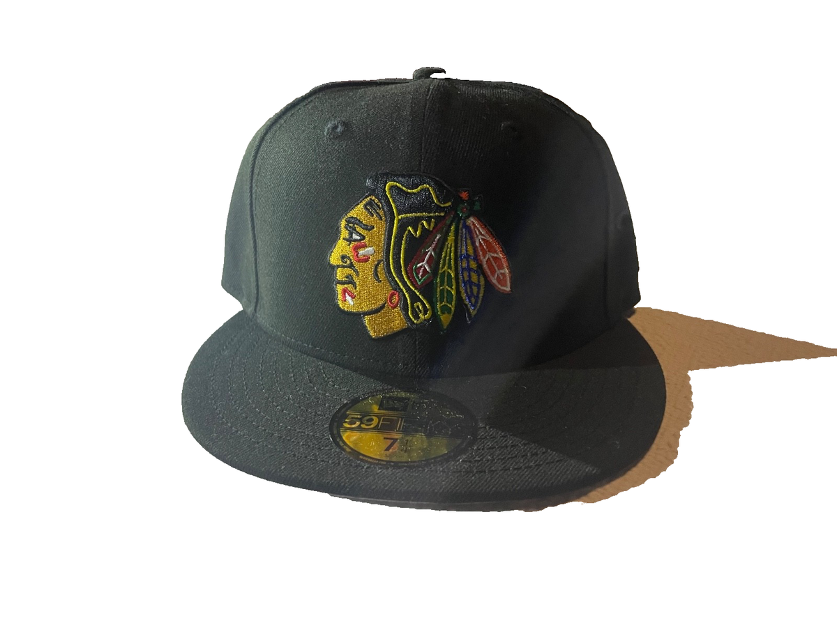 Chicago Blackhawks New Era Hat Fitted Hat 7-1/4 | eBay