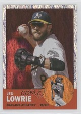 2022 Topps Archives 1963 Topps Design Red Hot Foil 42/50 Jed Lowrie #94 0d8
