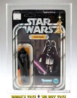 Vintage Kenner Star Wars Carded 12 Back-A Darth Vader Action Figure AFA 80 NM...