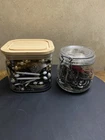 Vintage Jewelry Costume Set Whole Bunch With Jars