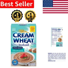 Cinnabon Instant Hot Cereal, 10 Packets - Quick Gourmet Breakfast Delight
