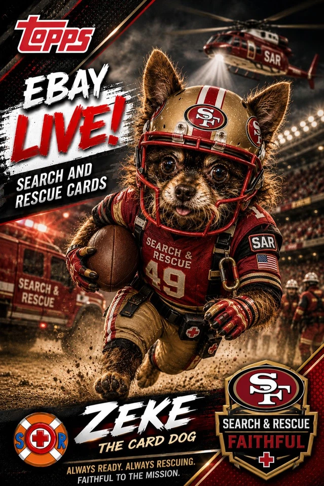 🐶🏀 Zeke's Football Card Auction! 🏀🐶