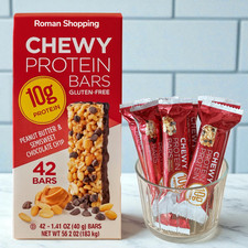 Kirkland Chewy Protein Bars Peanut Butter & C...